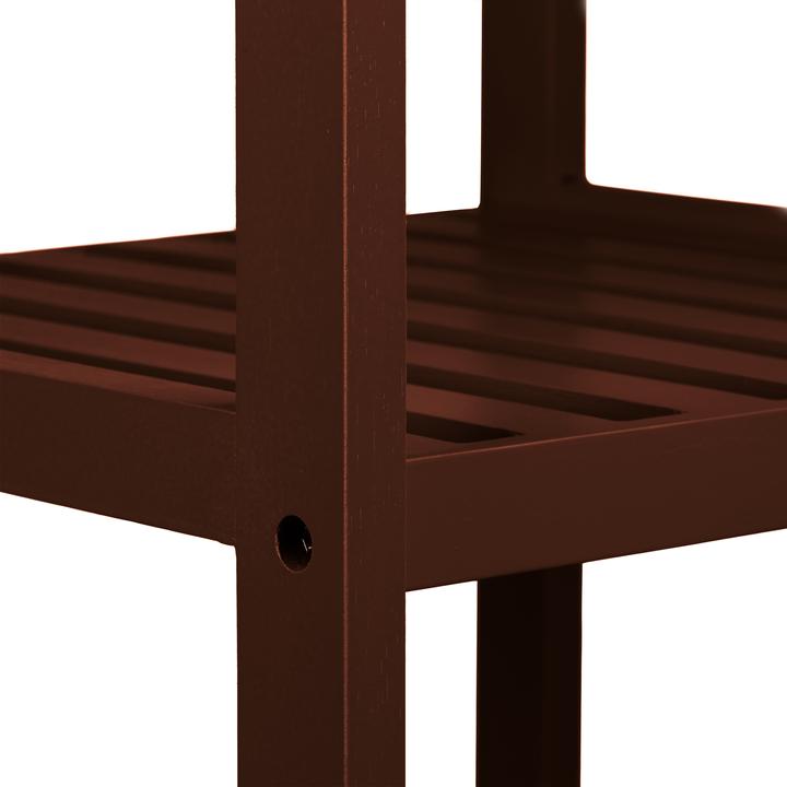 Immagine prodotto Relaxdays Mensola da bagno in bambù (34,5 x 33 x 110 cm)