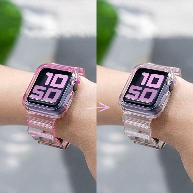Thumbnail - Hurtel Strap Light Set replacement band strap case for Watch 6 40mm / Watch 5 40mm / Watch 4 40mm / Watch S (TPU, 3, 4),...