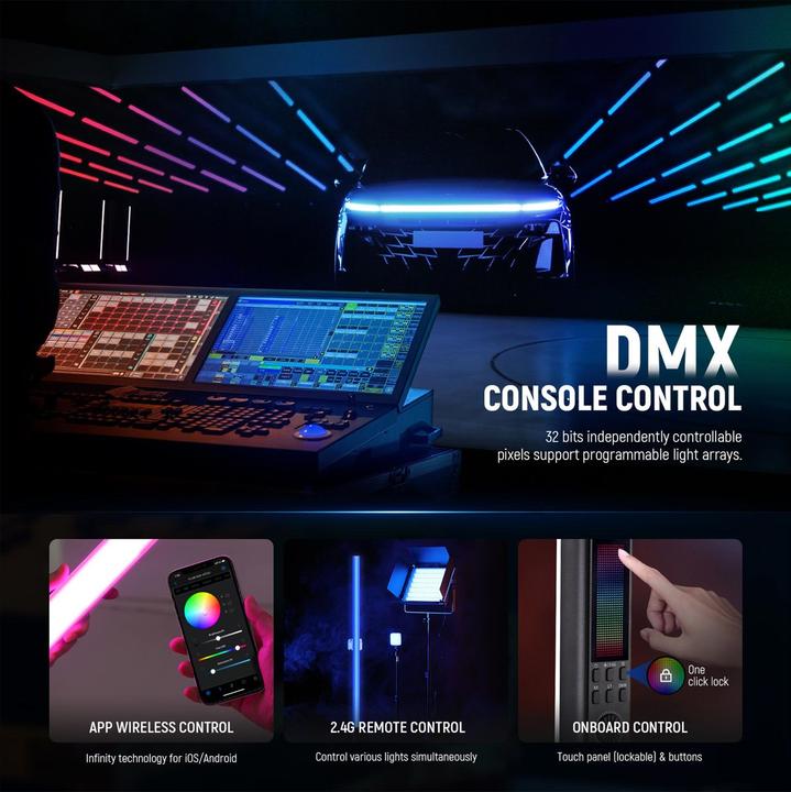 Actual product image Neewer TL120C RGB (Rod light)