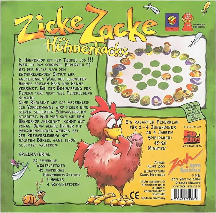 Produktbild Zoch Zicke Zacke Hühnerkacke (Deutsch, 2 - 4 Spieler)