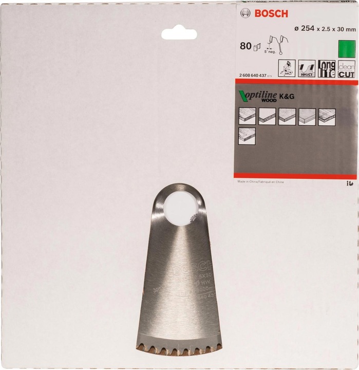 Immagine prodotto Bosch Professional Zubehör Lama per sega circolare PRO Wood, 254 x 2,5 x 30 mm