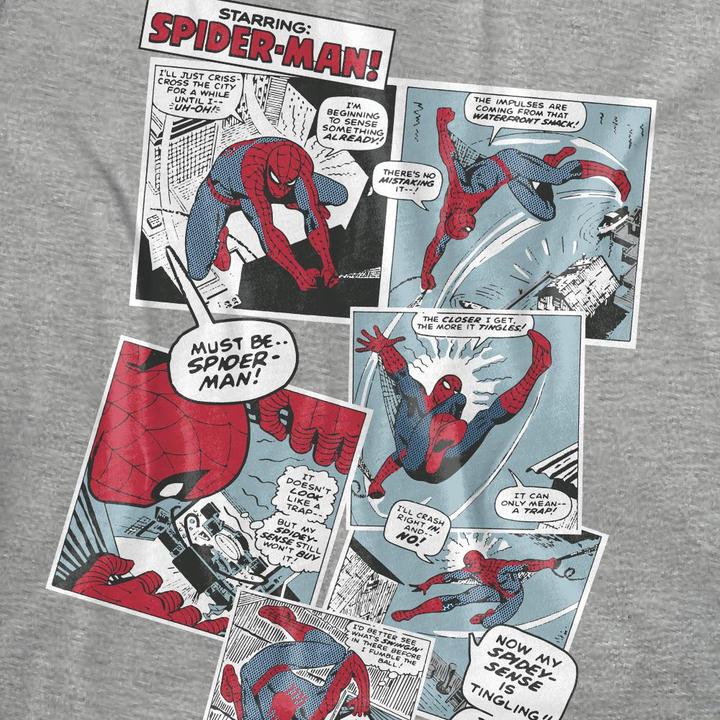 Produktbild Spiderman TShirt meliert (M)