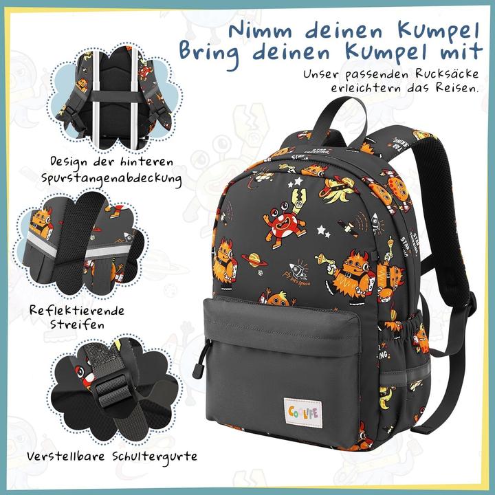 Produktbild Coolife Kinderkoffer-Set mit Rucksack