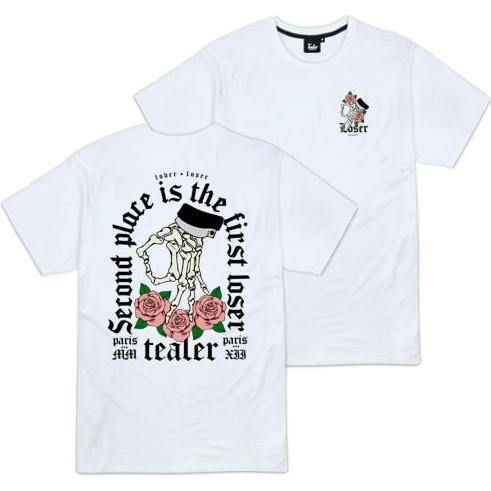 Tealer, Herren, Shirt, t-shirt, Weiss, (XS)