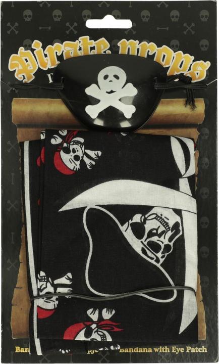 Image du produit Bandana pirate avec cache-oeil