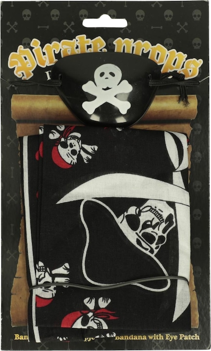 Actual product image Piratesque bandana with eye patch
