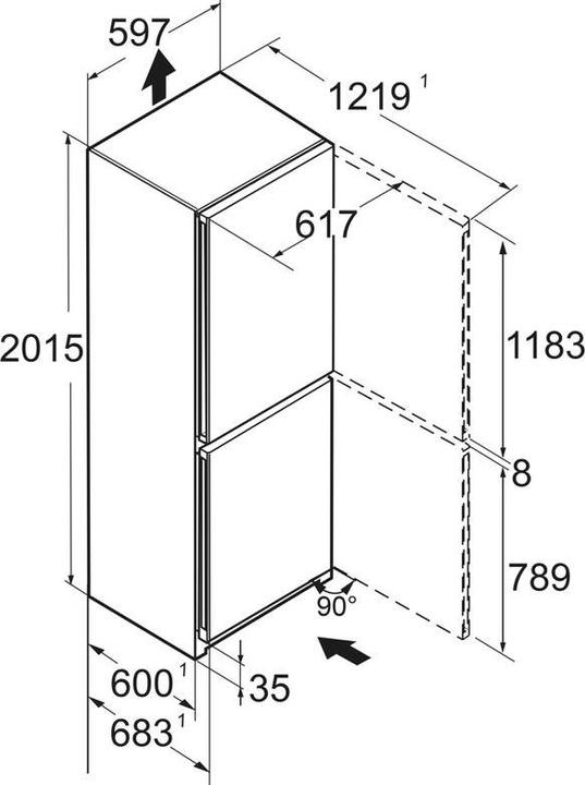 Actual product image Liebherr CNgbc5723-22 Plus EasyFresh NoFrost (371 l)