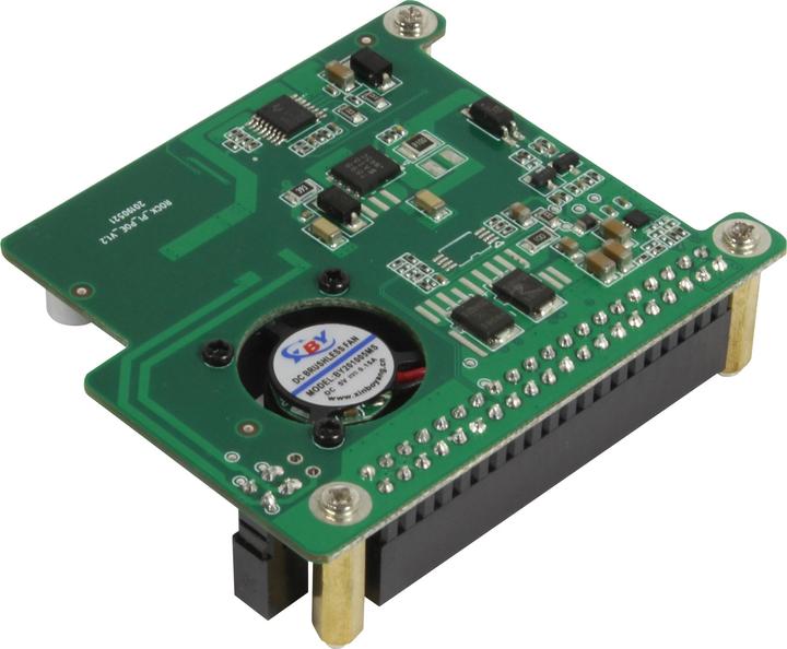 Actual product image Allnet Radxa Rock 3A zbh. PoE Hat / Shield 802.3AT