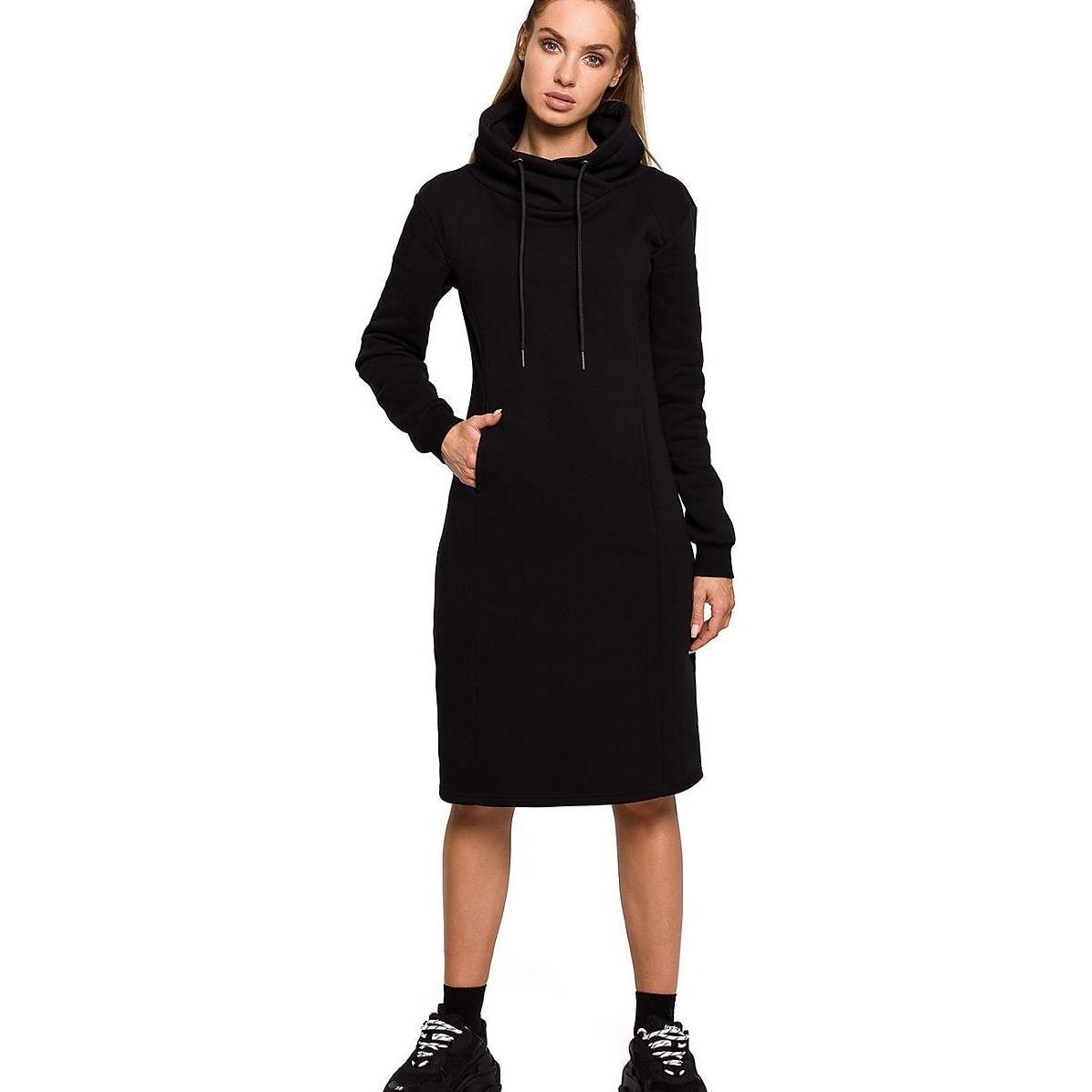 Made of Emotion, Damen, Kleider, Alltagskleid Moe, Schwarz, (S)