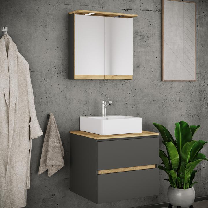 Produktbild VCM Badmöbel-Set mit Waschbecken Cosila-A 61