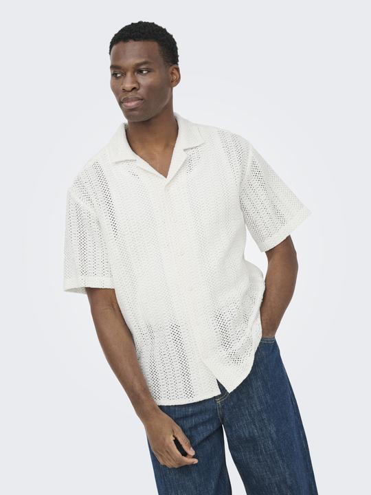 Immagine prodotto Only & Sons Onsdani Crochet Ss Shirt Noos (M)