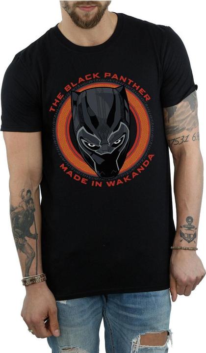 Image du produit Mens Black Panther Made in Wakanda Red T-Shirt (M)