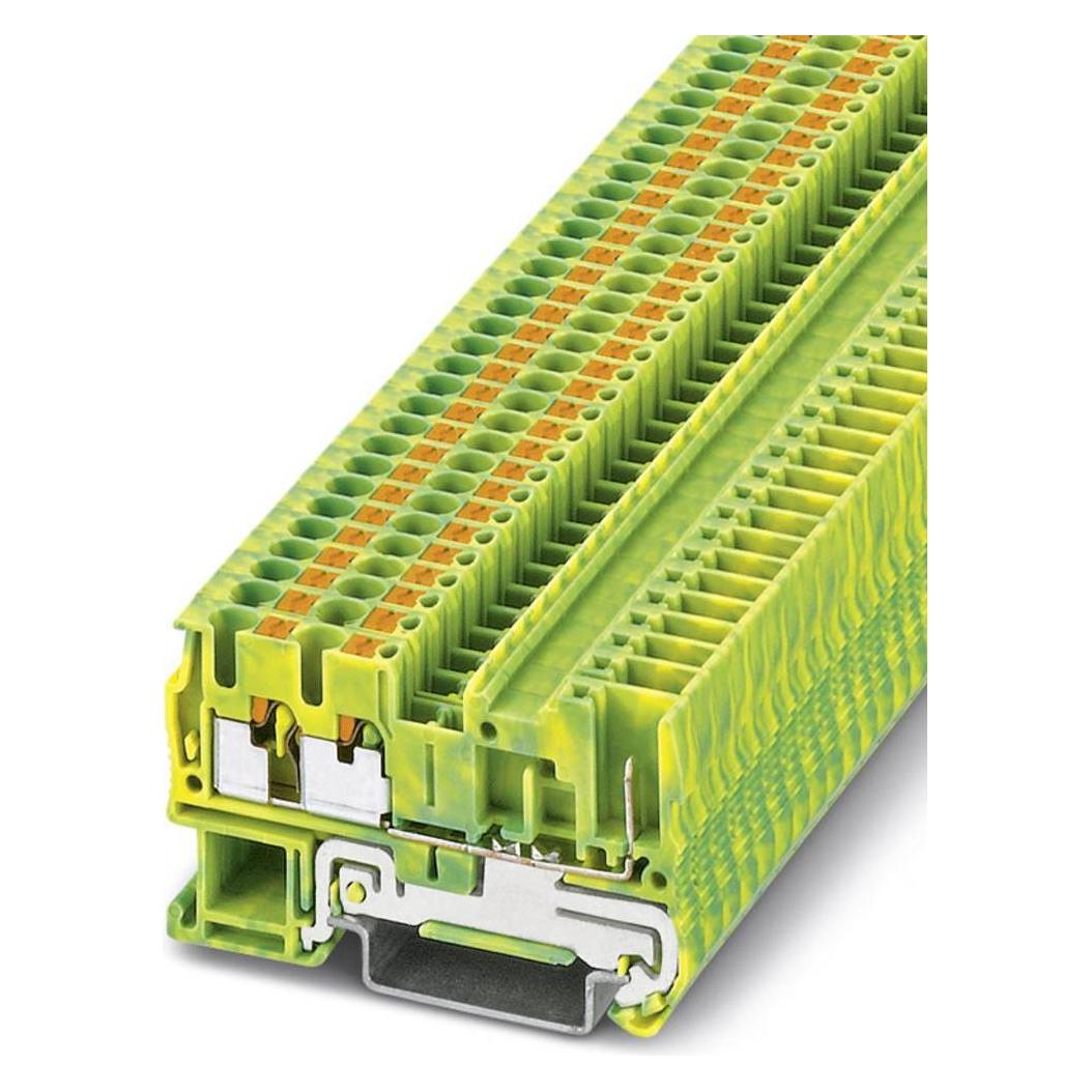 Phoenix Contact Reihenklemme PIT 2,5-TWIN/1P-PE, Elektronikkabel + Stecker, Gelb, Grün