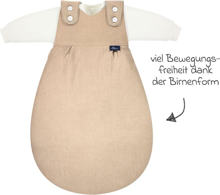 Image du produit Alvi Schlafsäcke Schlafsack Baby-Mäxchen 4 Season Mull - Sand-Beige (Toute l'année)
