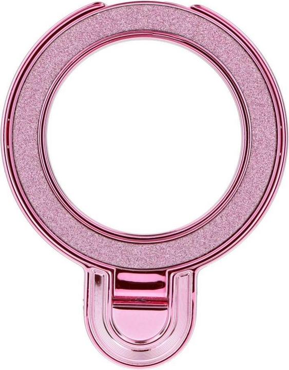 Image du produit Be happy gifts Other OEM Phone stand CIRCLE GLITTER - stick-on - pink