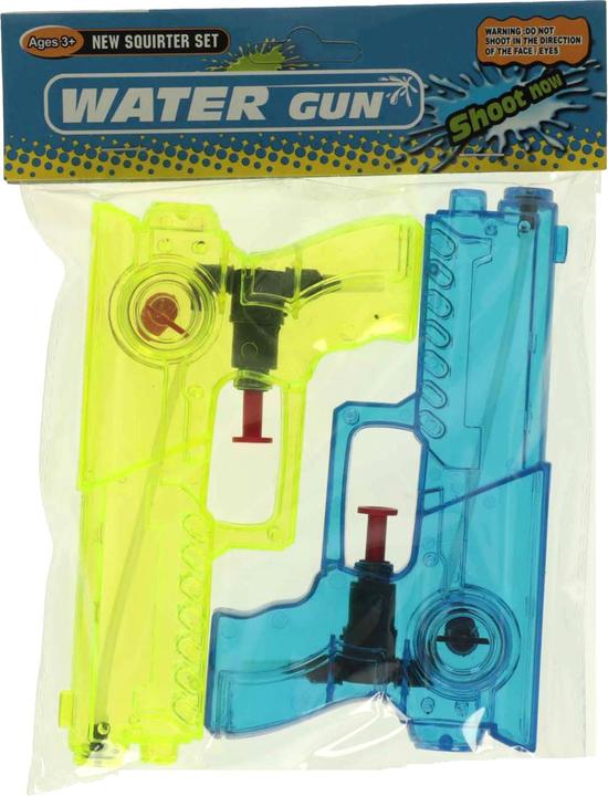 Actual product image Transparent water pistols, 2 pcs-assorted