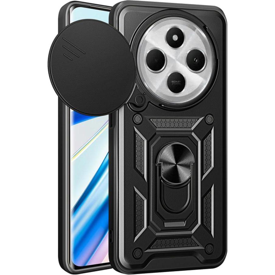 Techsuit - CamShield Series - Xiaomi Redmi 14C / Poco C75 - Black (Xiaomi Redmi 14C, Xiaomi Poco C75), Smartphone Hülle,...