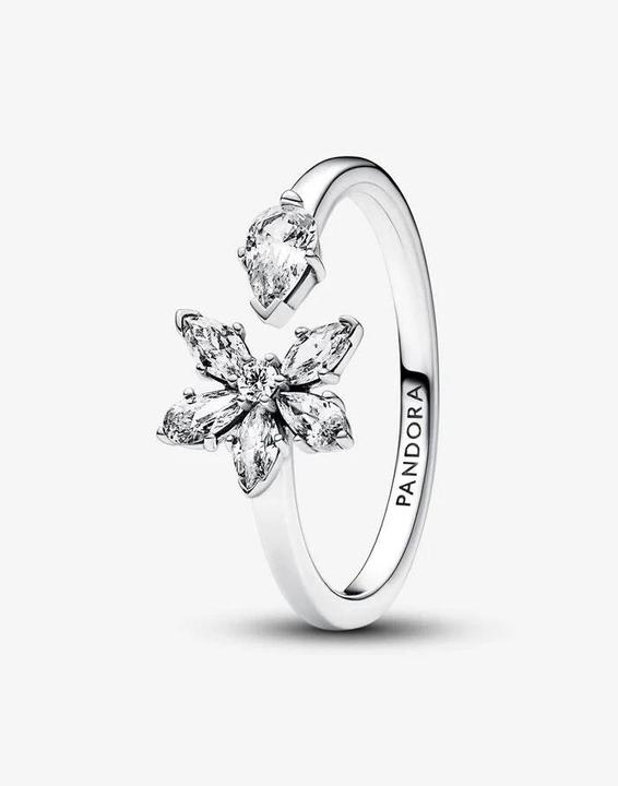 Produktbild Pandora Funkelndes Herbarium Cluster Offener Ring (52, 925 Silber)