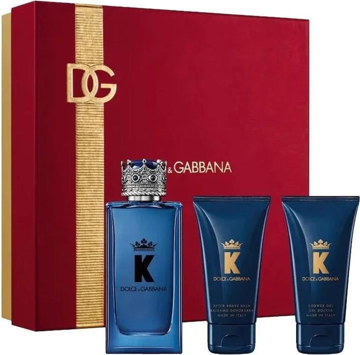 Actual product image Dolce & Gabbana K Eau De Toilette 100ml And After Shave Gel 50ml (Perfume set)
