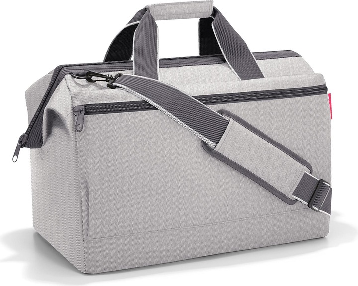 Actual product image reisenthel allrounder L pocket herringbone grey