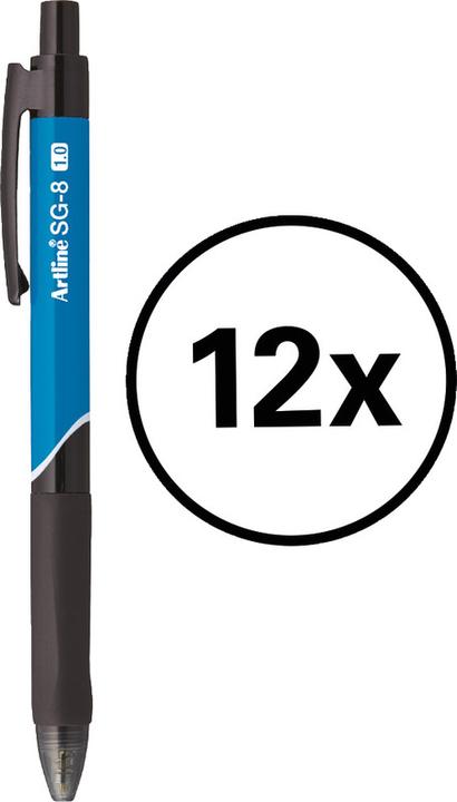 Artline Ball point SG-8 1.0 mm blue (Blue, 12x)