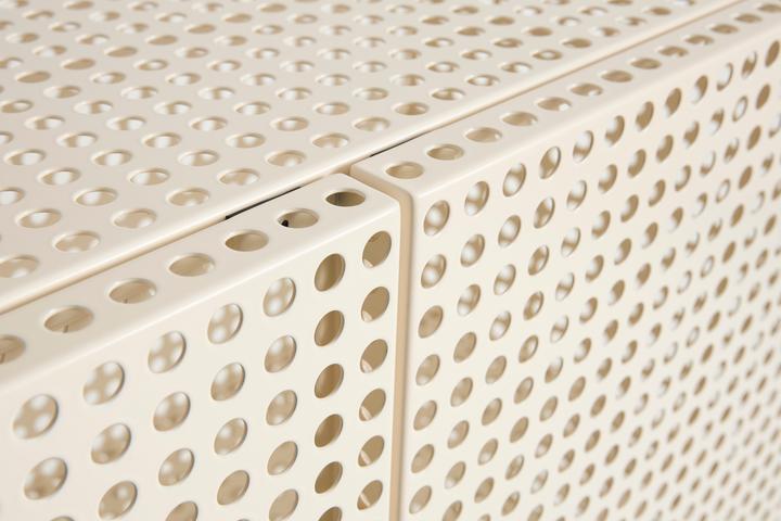 Produktbild HAY - Perforated Bodenschrank Klein - H 66,5cm - Eierschale