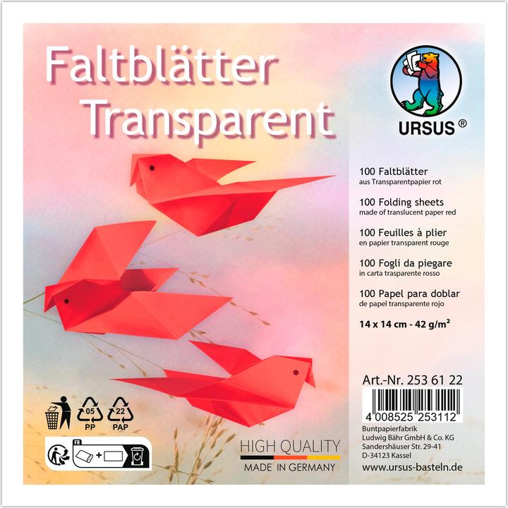 Produktbild Ursus Faltblätter (42 g/m², 100x)