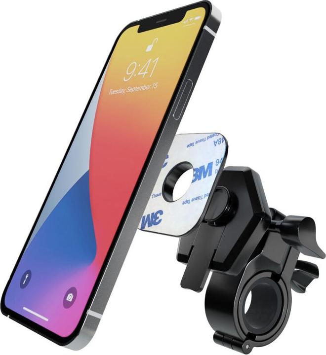 prio Support de téléphone portable pour vélo Lock & Release