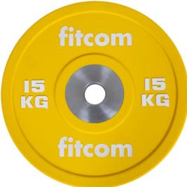 Actual product image Fitcom Competition Bumper Plates (1 x 15 kg)