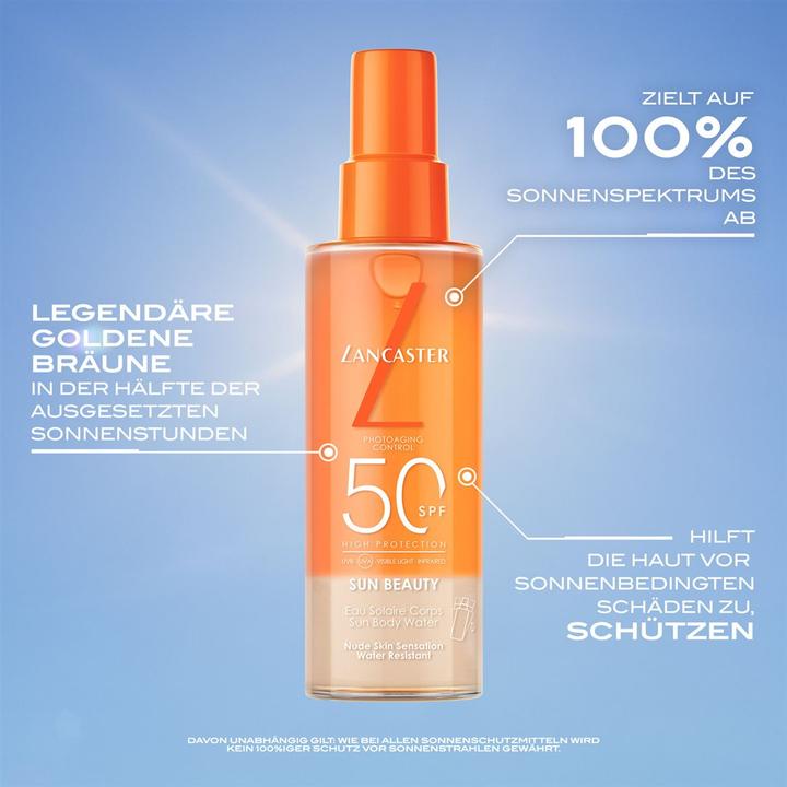 Immagine prodotto Lancaster Sun Beauty Body Water Sun Protection Factor 30 (Spray solare, SPF 30, 100 ml)
