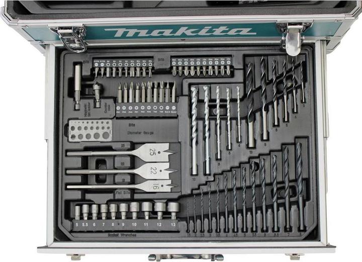 Actual product image Makita HP457DWEX4 Set (Rechargeable battery operated)