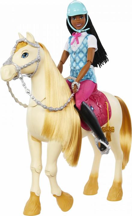 Immagine prodotto Barbie Mysteries: La misteriosa avventura del cavallo" Brooklyn" con costume da equitazione