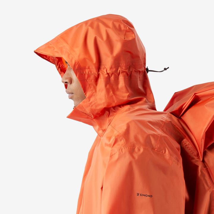 Actual product image Forclaz Poncho Regencape 60 l Wandern - MT500 orange (XL)