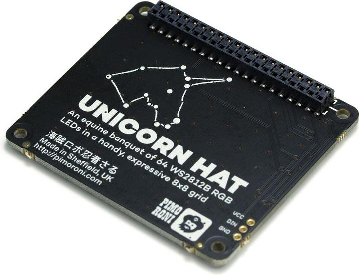 Actual product image Pimoroni Unicorn HAT (HAS)