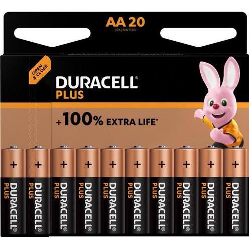 Duracell Plus Power Boost 24x LR6 (AA) (24 pz., AA / LR6 / LR06 / Mignon / R6 / R14505), Batterie + pile
