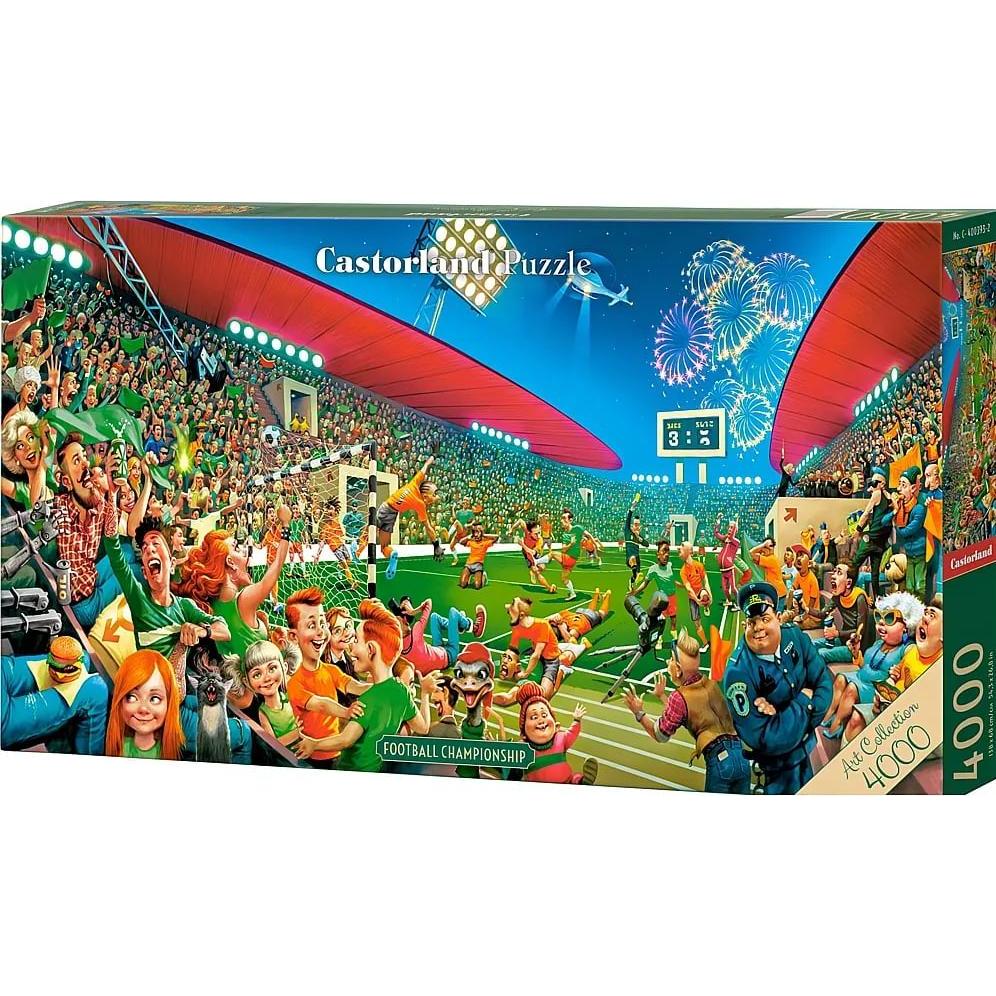 Castorland Puzzle 4000 Stk. Fussball-WM-Kunstsammlung C 400393 (4000 Teile) (546311)
