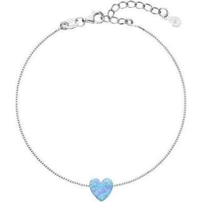 Evolution Group, Armschmuck, Gentle bracelet with synthetic opal 13018.3 (L), (Synthetischer Opal)