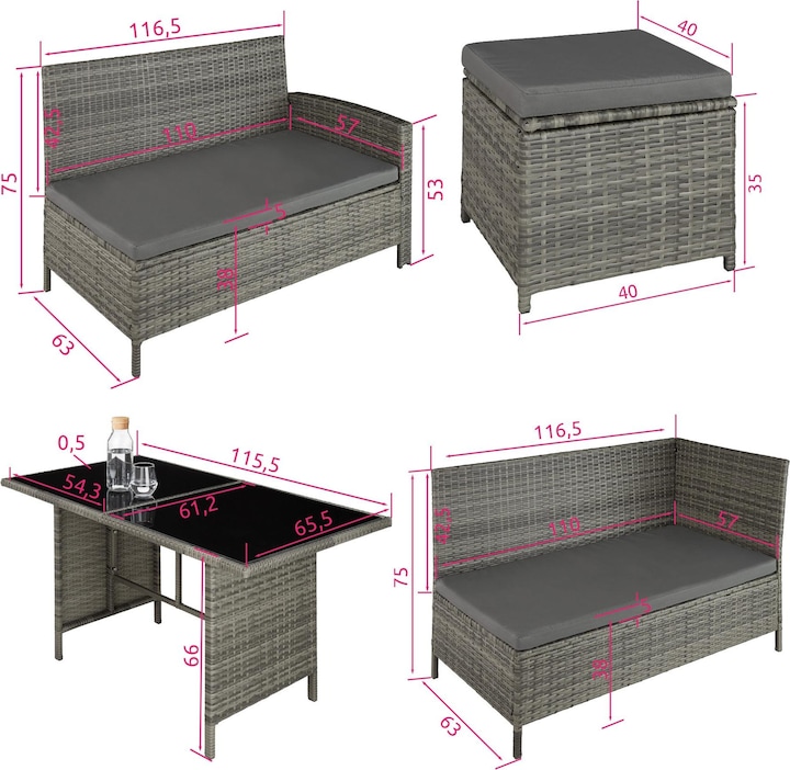 Produktbild tectake Barletta