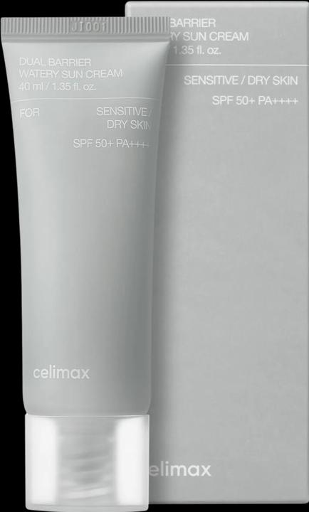 Image du produit Celimax Dual Barrier - Watery Sun Cream Spf50+ Pa++++ (Crème solaire visage, SPF 50+, 40 ml)