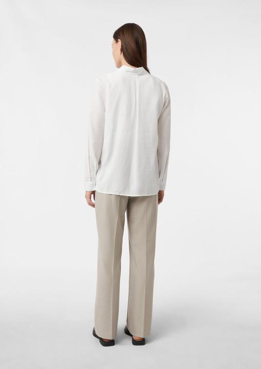 Immagine prodotto Comma Bluse Semitransparente Hemdbluse in Crêpe-Optik (36)