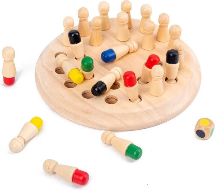 Produktbild Activity Board Hölzerne Memory Match Stick Schach Spiel Kinder Spielzeug Spass Block Board Educational Farbe