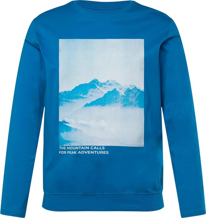 Immagine prodotto Men+ T-Shirt, Langarm, Bauchfit, Druck vorne (XXL)