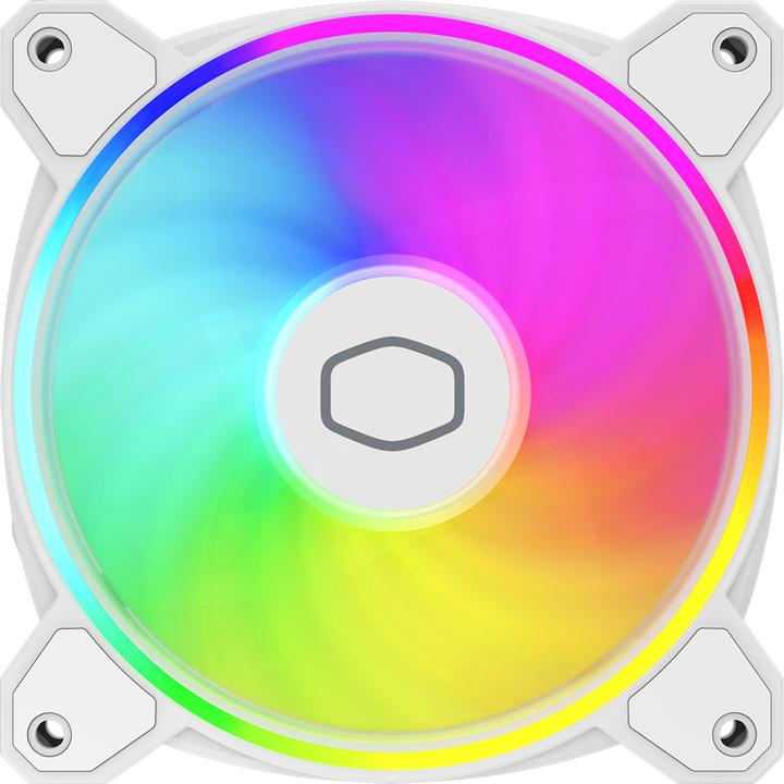 Produktbild Cooler Master MasterFan MF120 Halo2 White Edition (120 mm, 1x)
