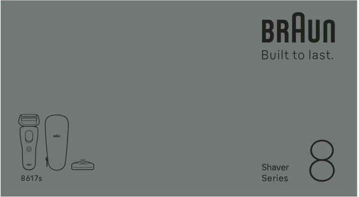 Actual product image Braun Series 8 (8617s)