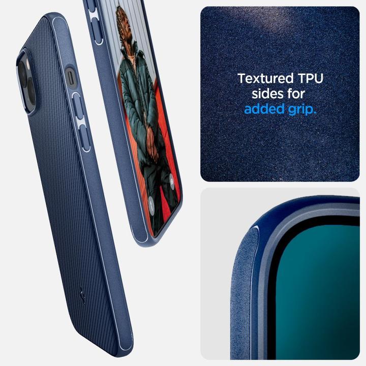 Produktbild Spigen Mag Armor iPhone 14 Plus case - Blue (Apple iPhone 14 Plus)
