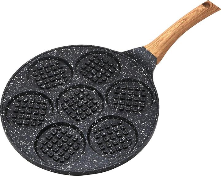 Produktbild Kinghoff Mini-Waffel-Pfanne mit Antihaft-Beschichtung, 26,5 cm (26.50 cm, Crêpe Pfanne)