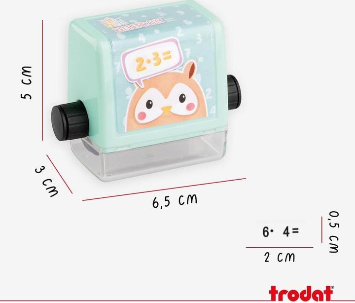 Produktbild Trodat Mal Zahlen Rechenroller ab 2. Klasse
