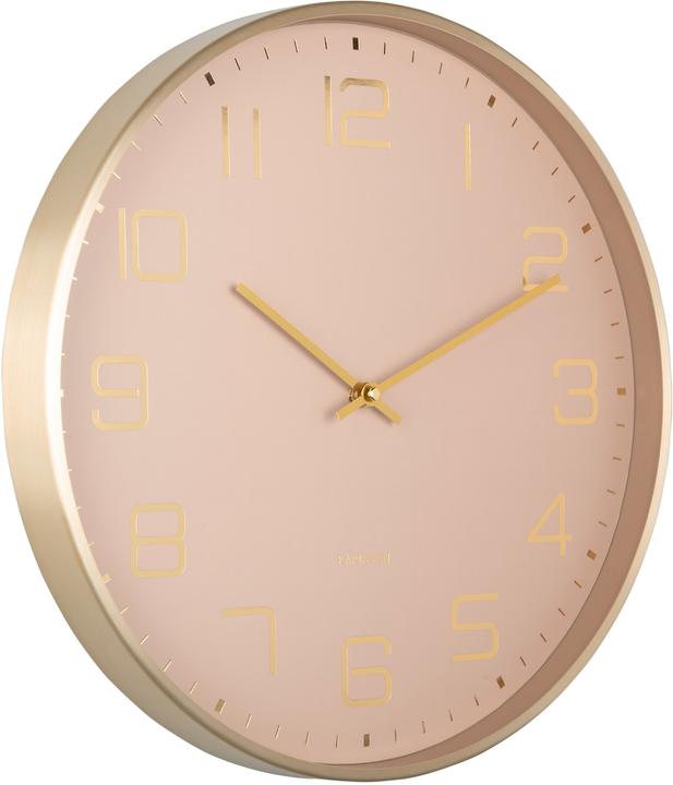 Karlsson Wanduhr Elegance Glow Soft brown (40 cm)