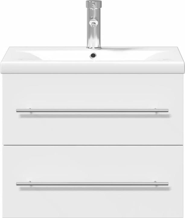 Produktbild vidaXL Waschbeckenunterschrank mit Einbaubecken