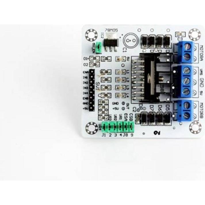 Thumbnail - Whadda Modul L298N Dual Brücke DC & Schrittmotor Treiber, Entwicklungsboard Zubehör, Grün, Weiss, Blau, Schwarz